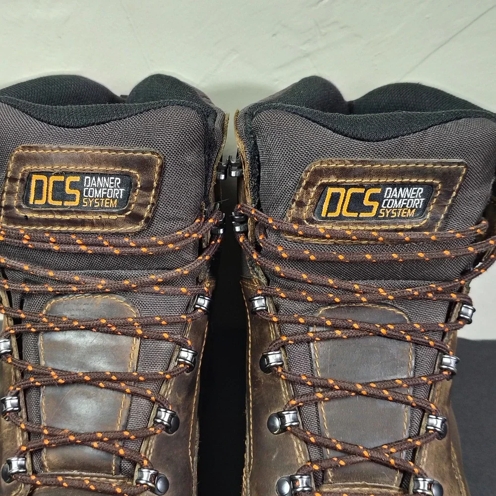 Danner Boots Mens 12 EE Brown Leather Crafter 6